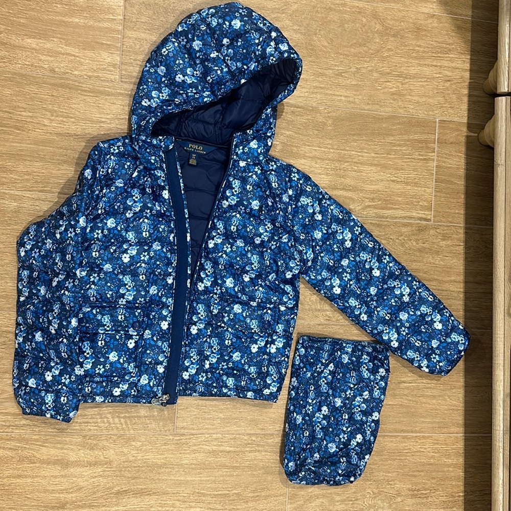 Beautiful Ralph Lauren nano puff girls size 7